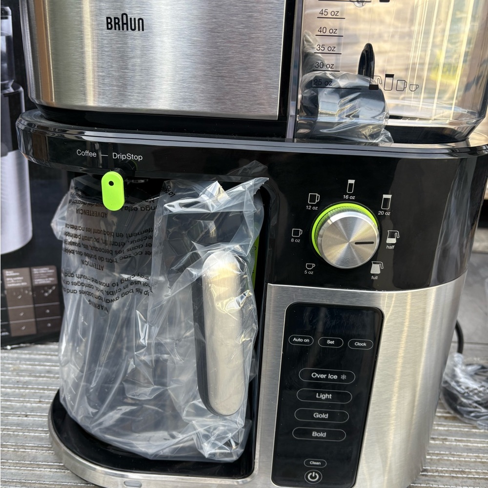 Braun multiserve coffee maker